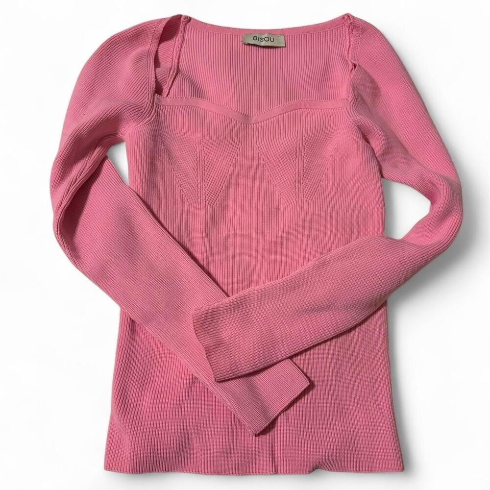 Women's Pink Long Sleeve Shirt
